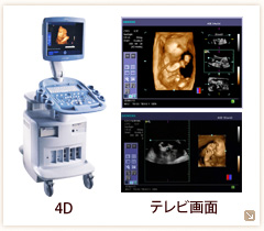 4D　テレビ画面